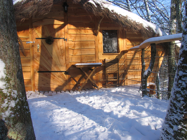 Cabane en hiver