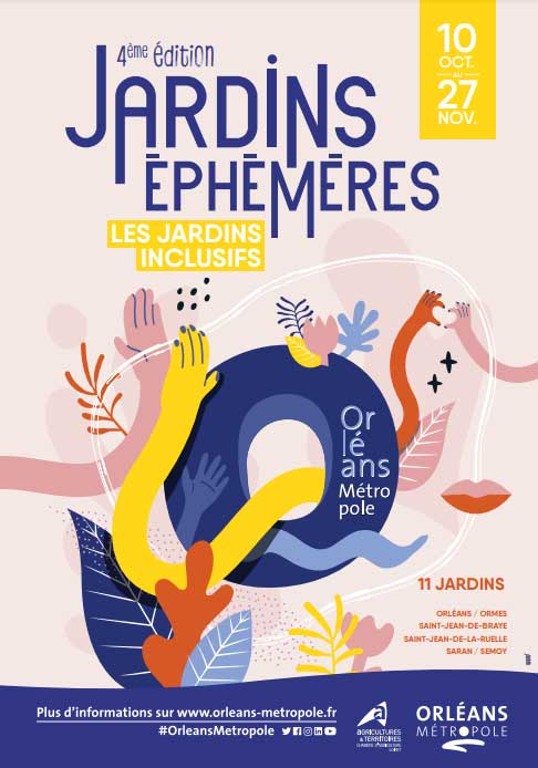 Jardins éphémères à Orléans et sa métropole du 10 octobre au 27 novembre 2022